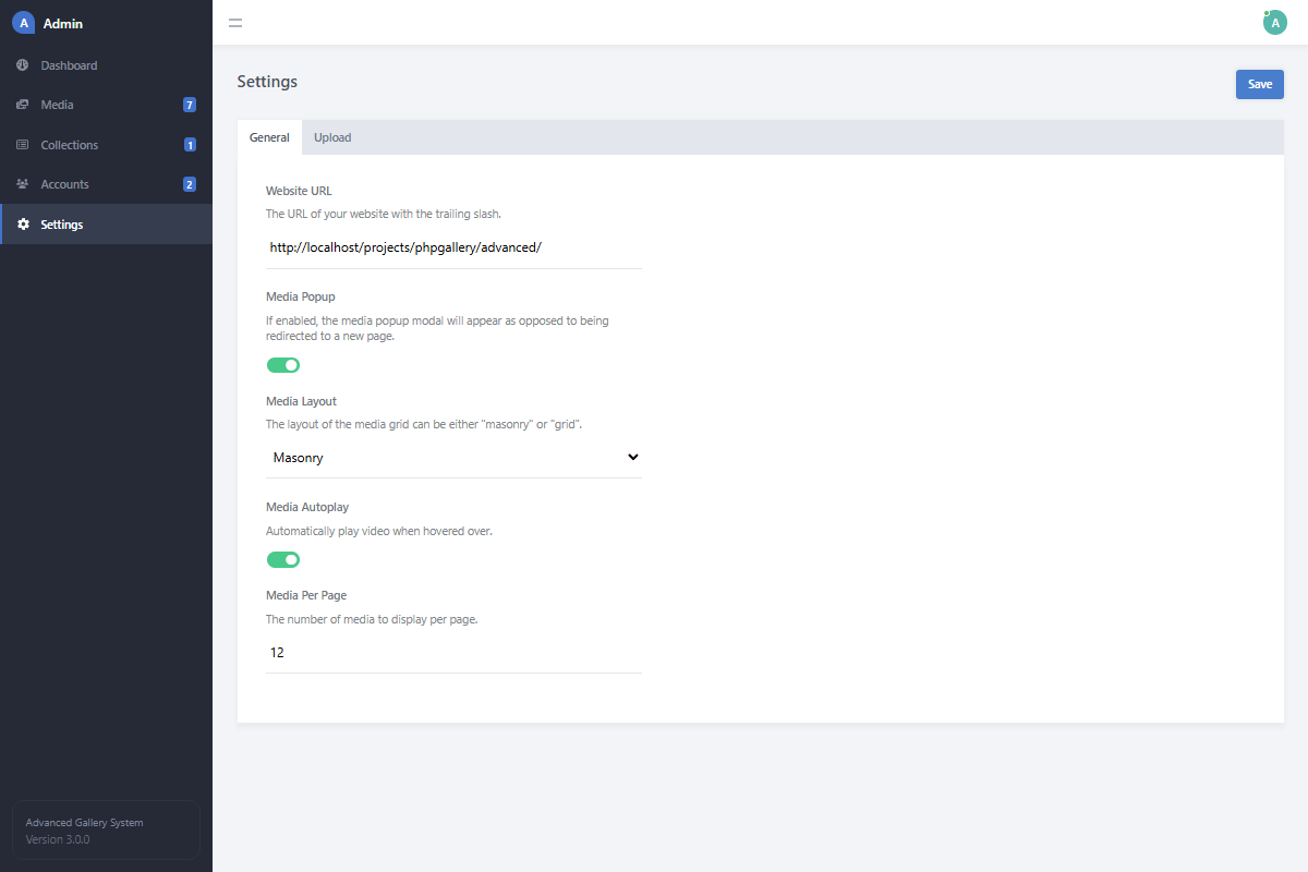Advance Gallery System — screenshot 5