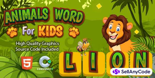 Animals Word For Kids Play Game