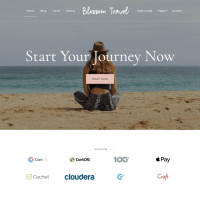 Blossom Travel Blog WordPress Theme