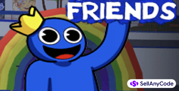 Blue Rainbow Friends