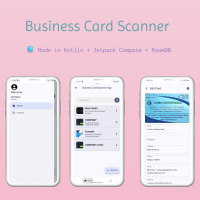 Business Card Scanner App Kotlin OCR + PDF/CSV Export