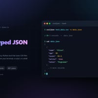 CSV2JSON CSV to JSON Batch Converter