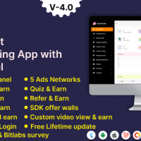 Cash Rocket Flutter Online Earning App With Admin Panel