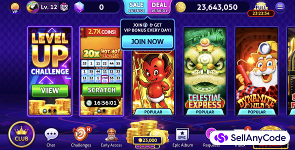 Club Vegas Slots casino games