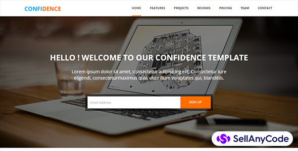 Confidence Digital Agency Website HTML Template