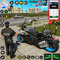 Crime City: Police Moto Bike Chase Games