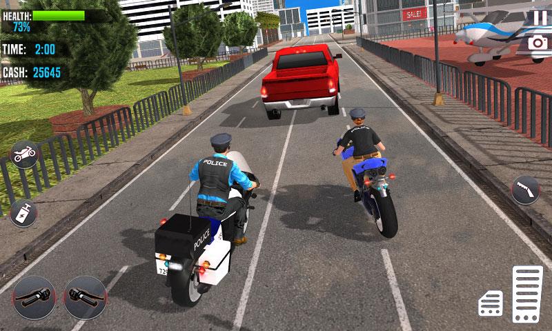 Crime City: Police Moto Bike Chase Games — screenshot 6