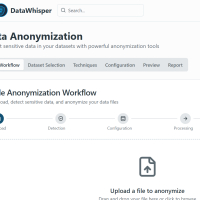 DataWhisper - Secure Data Anonymization Platform