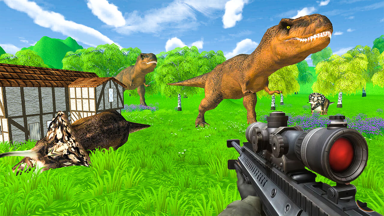download the new for apple Dinosaur Hunting Games 2019