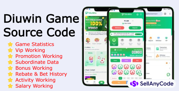 Diuwin Game Full Source Code Download, Diuwin Original Source Code