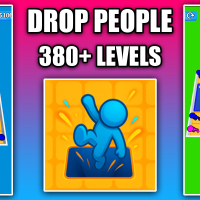 Drop People 3D Hole Puzzle Game Unity Source Code
