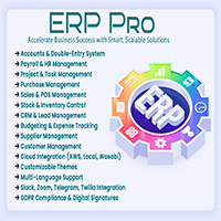 ERP Pro (SaaS) Accelerate Business Success With Smart, Scalable Solutions