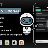 FlutGpt AI - Using OpenAI | Flutter Full Application | Art Generator | AdMob | Subscription Plan
