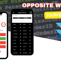 Flutter Opposite Words App | English Course App (Source Code)