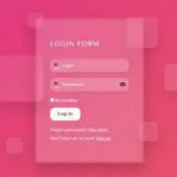 Glassmorphism Login Form Design