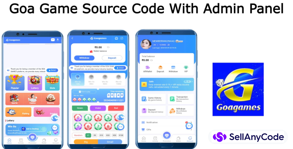 Goa Game Full Setup Source Code With Admin Panel, All Game Manual Control