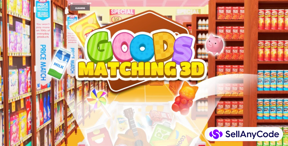 Goods Matching Sort 3D Puzzle