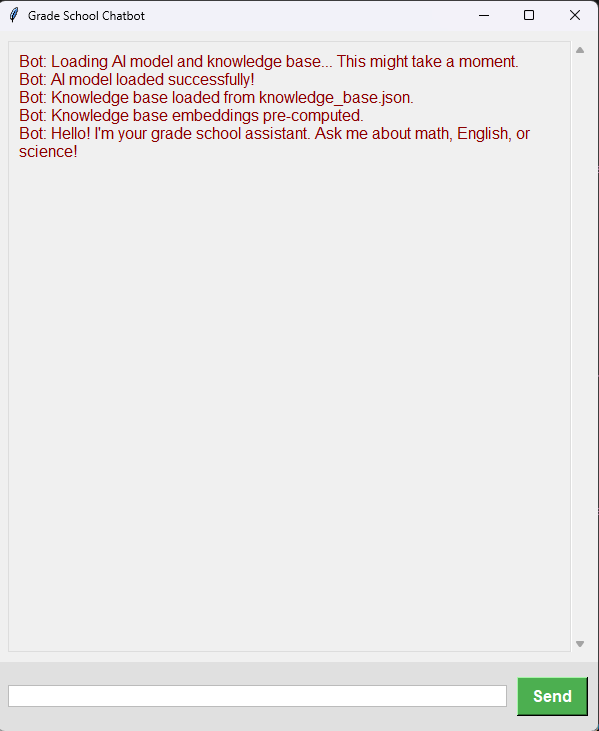 Grade School Chatbot — screenshot 2