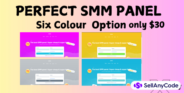 LIKE SMM PANEL WITH MULTI COLOUR