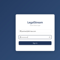 LegalStream - AI-Powered Legal Case & Document Management SaaS