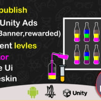 Liquid Sort, Water Sort Puzzle, (Complete Unity Game +Unity Ads)