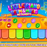 Little Piano Drum And Music Instrument For Kids Game