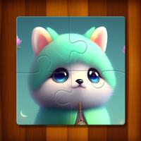 Cute Cat Jigsaw Puzzle[ Construct 3, HTML 5 ]