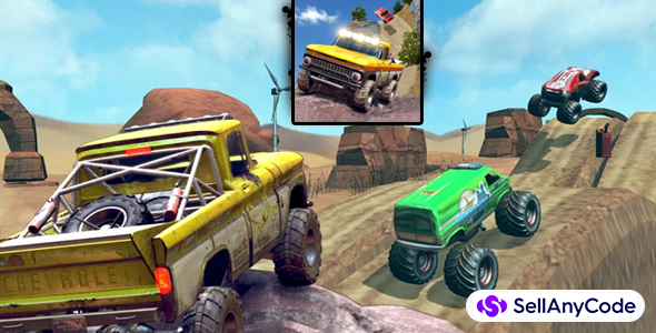 MMX Offroad Monster Truck Driving Simulator_Unity 2020_Ad Mob_Inapps