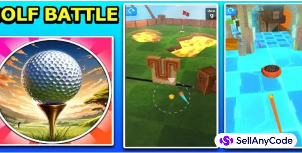 Mini Golf Battle 3D Unity Game Source Code