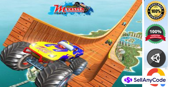 Monster Truck Impossible Stunt Game