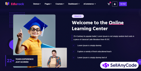 Online Learning School Template With Student, Teachers And Admin Dashboard