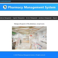 Online Pahrmacy Managemen