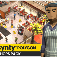 POLYGON - Shops Pack - Art by Synty