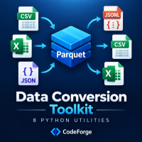 Parquet Conversion CSV, Excel, JSON & JSONL