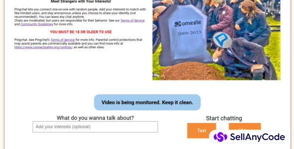 Pingchat( Omegle clone)