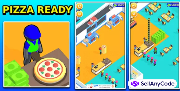 Pizza Ready 3D Idle Restaurant Game Unity Source Code