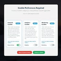 Professional Cookie Consent Solution