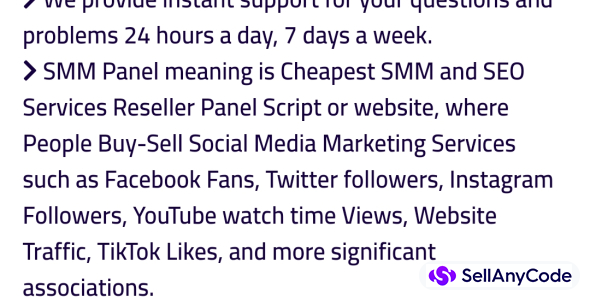 SMM Panel Premium Script