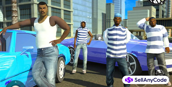 San Andreas Auto & Gang Wars - Unity Game Action Fight