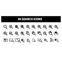 Search & Browser Line Icons