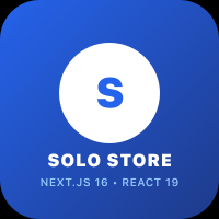 Solo Store - Next.js 16 E-Commerce Platform