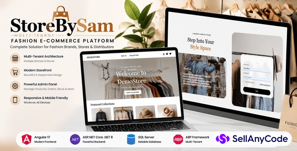 Store By Sam - Multi-Tenant Fashion eCommerce Platform