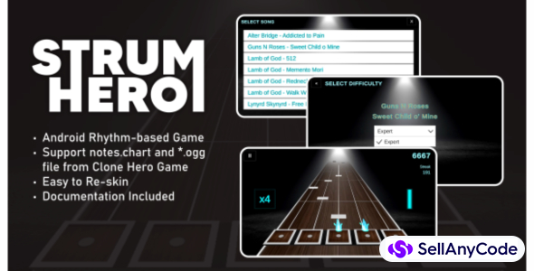 Strum Hero (Unity) - Android rhythm-based game