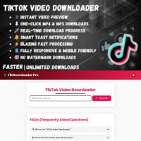 TikTok Video Downloader Without Watermark Pure Frontend Tool