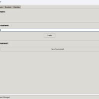 Tournament Manager and Bracket Simulation System (GUI)