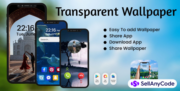 Transparant Phone - Android App Template
