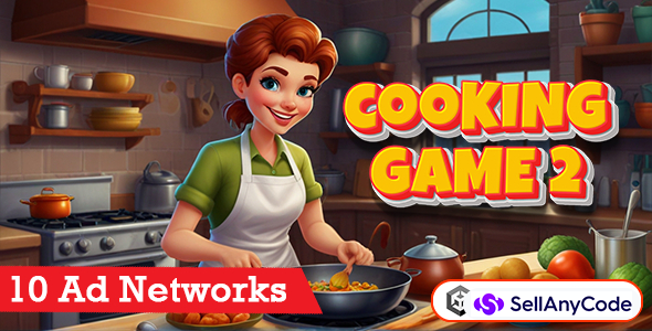 Unity Cooking Game Source Code 2 - 10 Ad Networks
