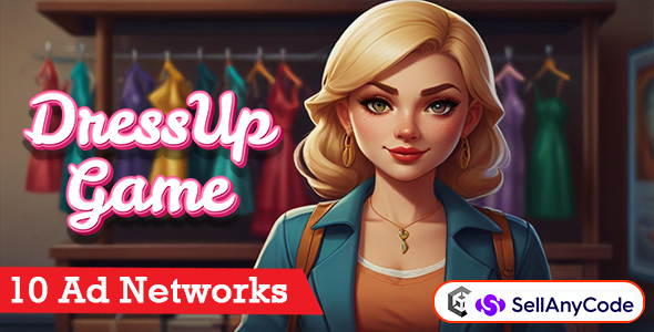 Unity Dress Up Game Template - 10 Ad Networks