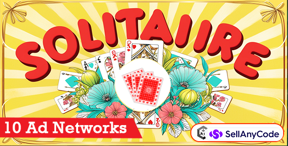 Unity Solitaire Template 10 Ad Networks