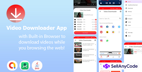 Video Downloader Browser Android App Source Code